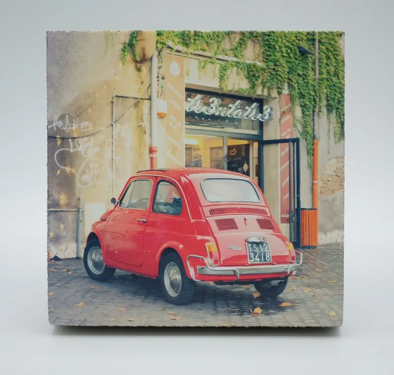 Cedar Mountain Art Block Red Flat