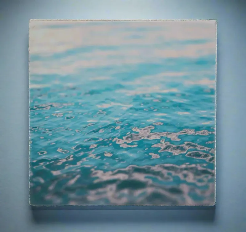 Cedar Mountain Art Block Sunset Water