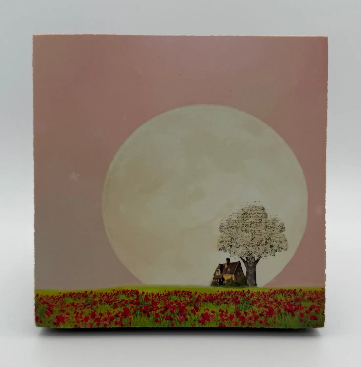 Cedar Mountain Art Block Strawberry Moon