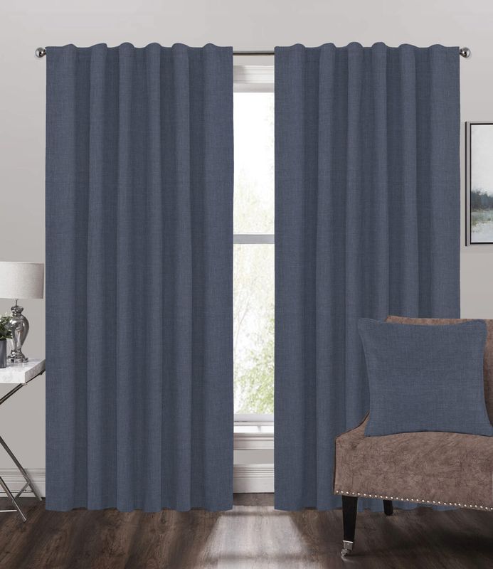 Curtains Katari Luxe Cleo White S/2