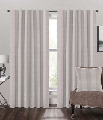 Curtains Katari French Linen Ultra White S/2