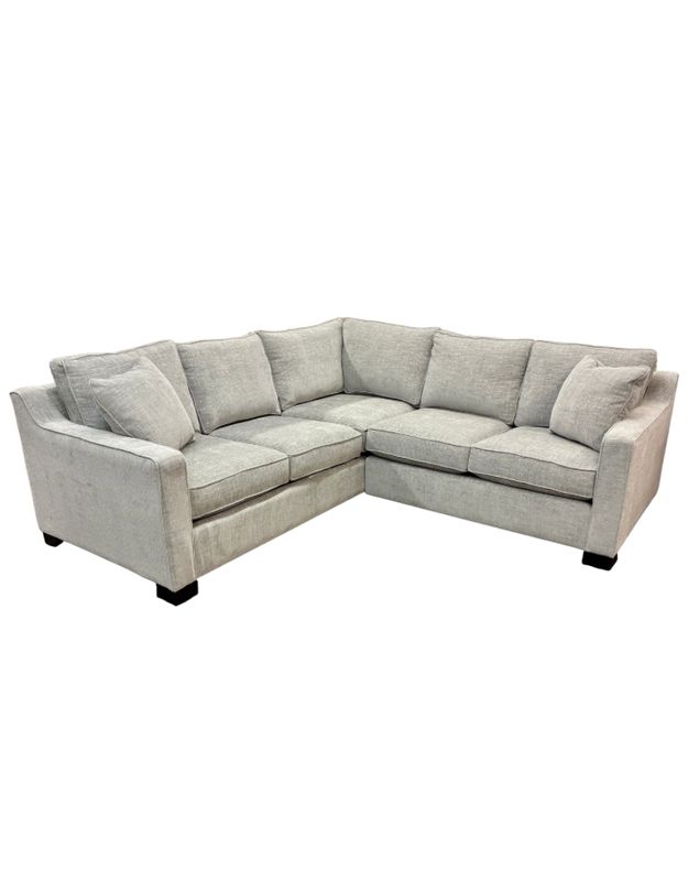 Stylus Metro Sectional Jackman Silver (15) 2PC