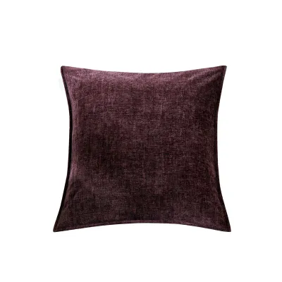 Cushions Daniadown Textured Velvet Mulberry Sofa 20 x 20