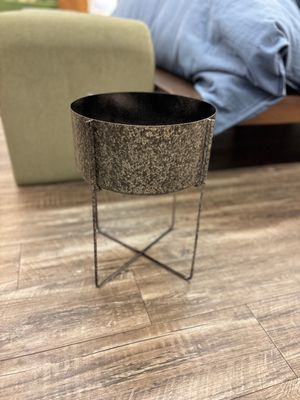 Planter CJ Nape Black Speckle w/Stand