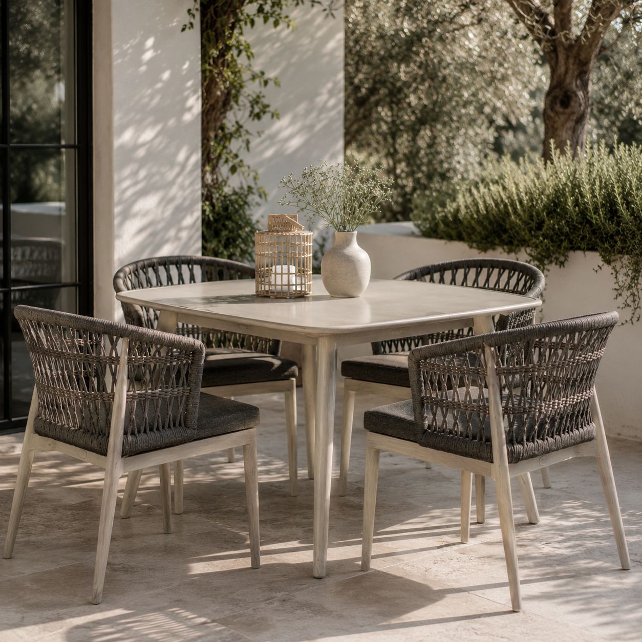 Ratana Coconut Grove Dining Set 5PC Switch Ash FO5181 Ratana Coconut Grove Dining Set 5PC Switch Ash FO5181