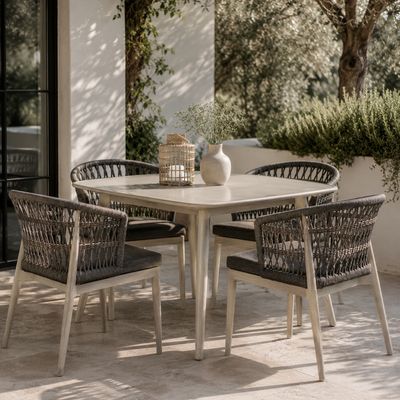 Ratana Coconut Grove Dining Set 5PC Switch Ash FO5181