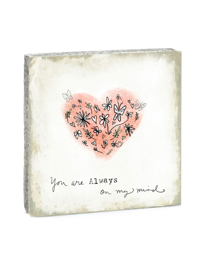 Always On My Mind Art Block by Cedar Mountain