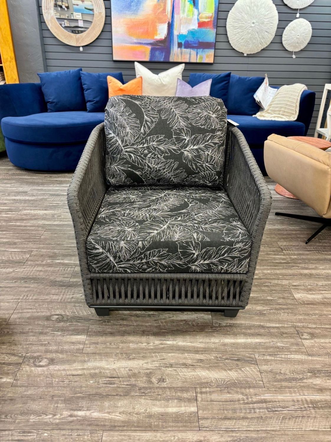 Ratana Gemelli Club Chair Calm Graphite (Dark Side)  FO69001