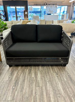 Ratana Gemelli Loveseat Canvas Black FO5129 Ratana Gemelli Loveseat Canvas Black FO5129