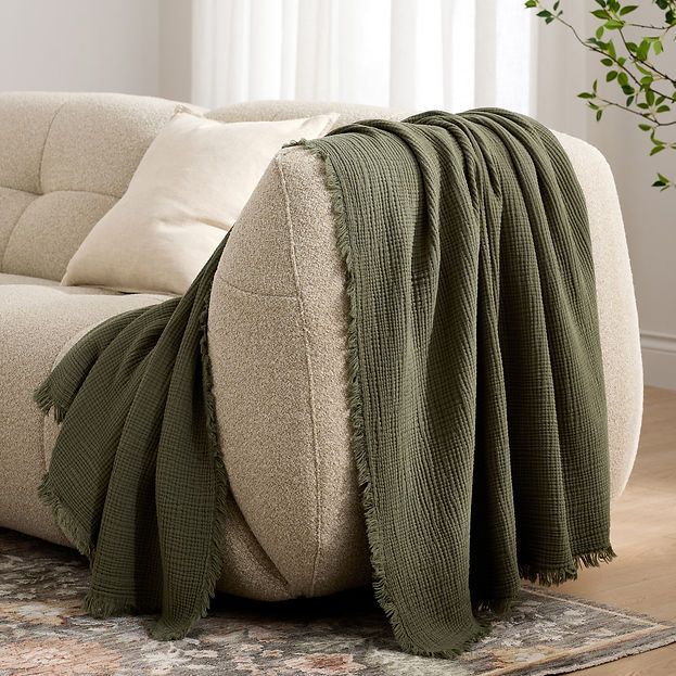 Throw Livia Cozy Green COZ-31-5060 Throw Livia Cozy Green COZ-31-5060