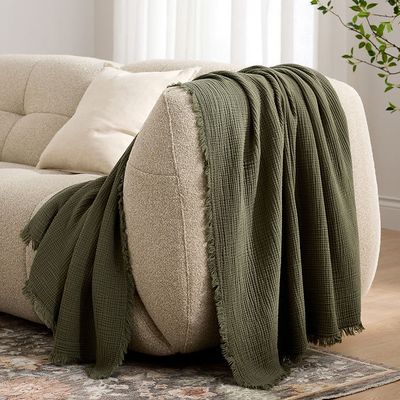 Throw Livia Cozy Green COZ-31-5060