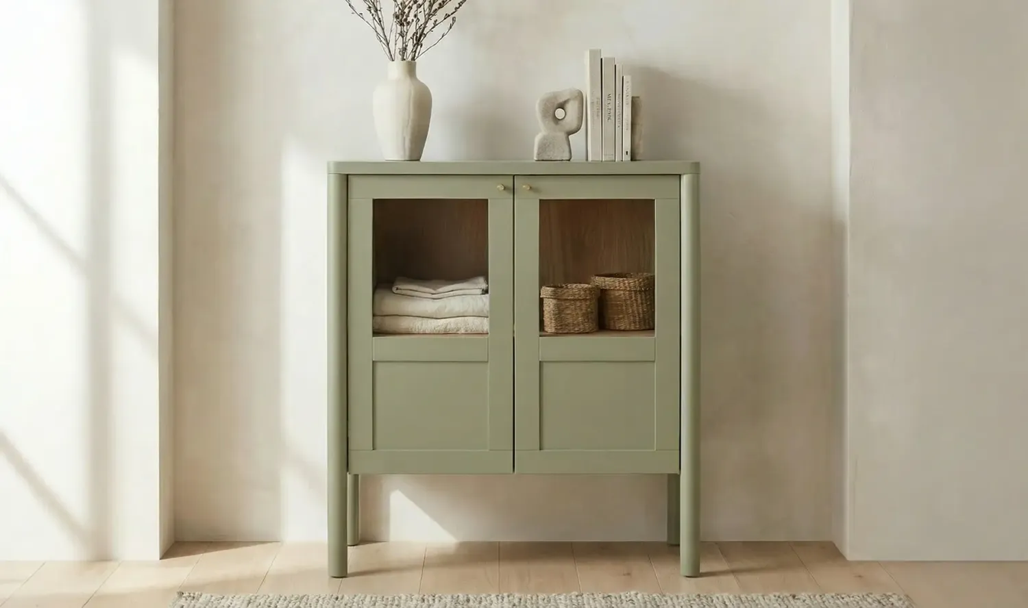 Moes Hannah Cabinet Green Small EM-1005-16