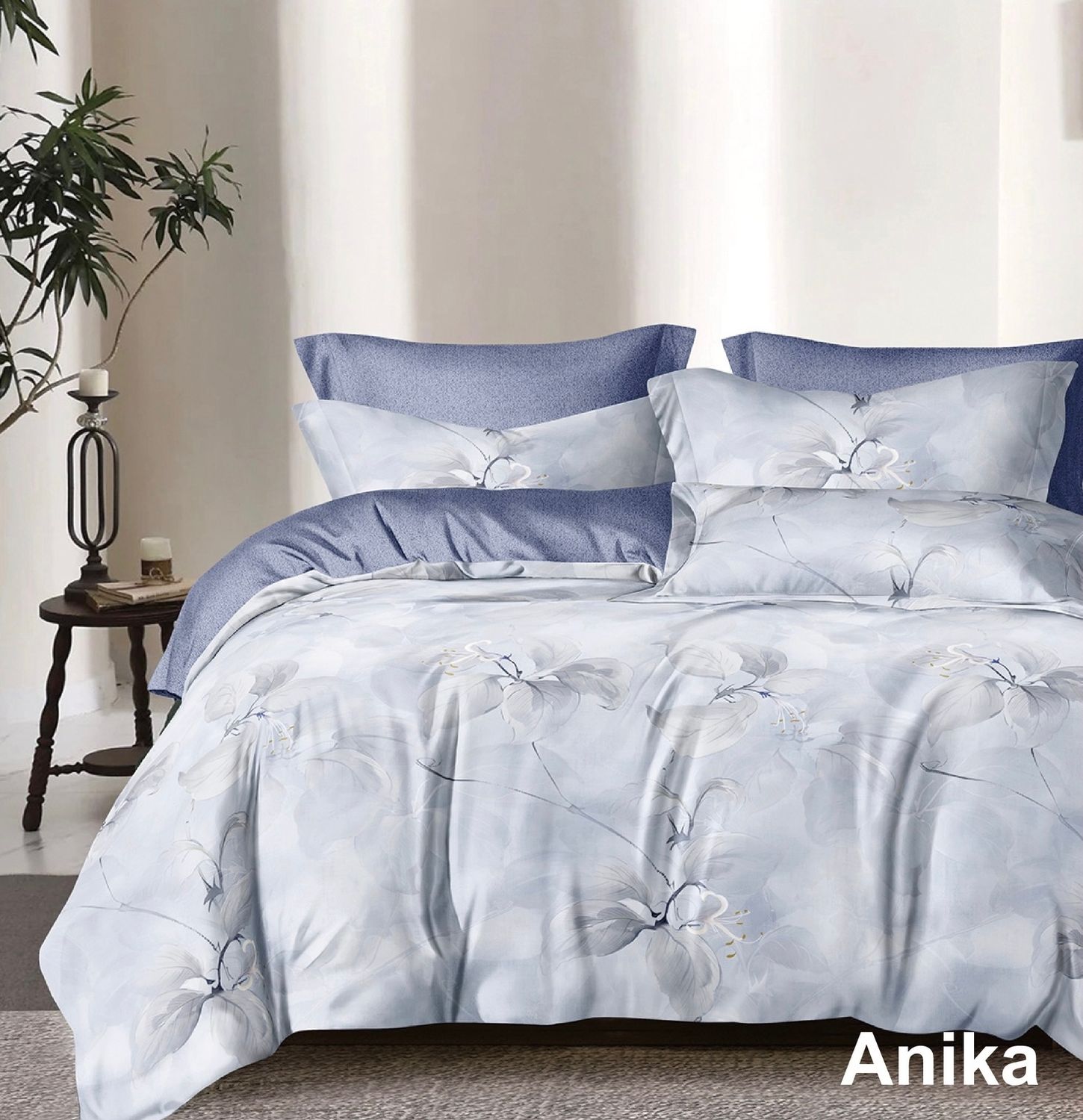 Duvet Cover Contempo Anika Queen w/ shams