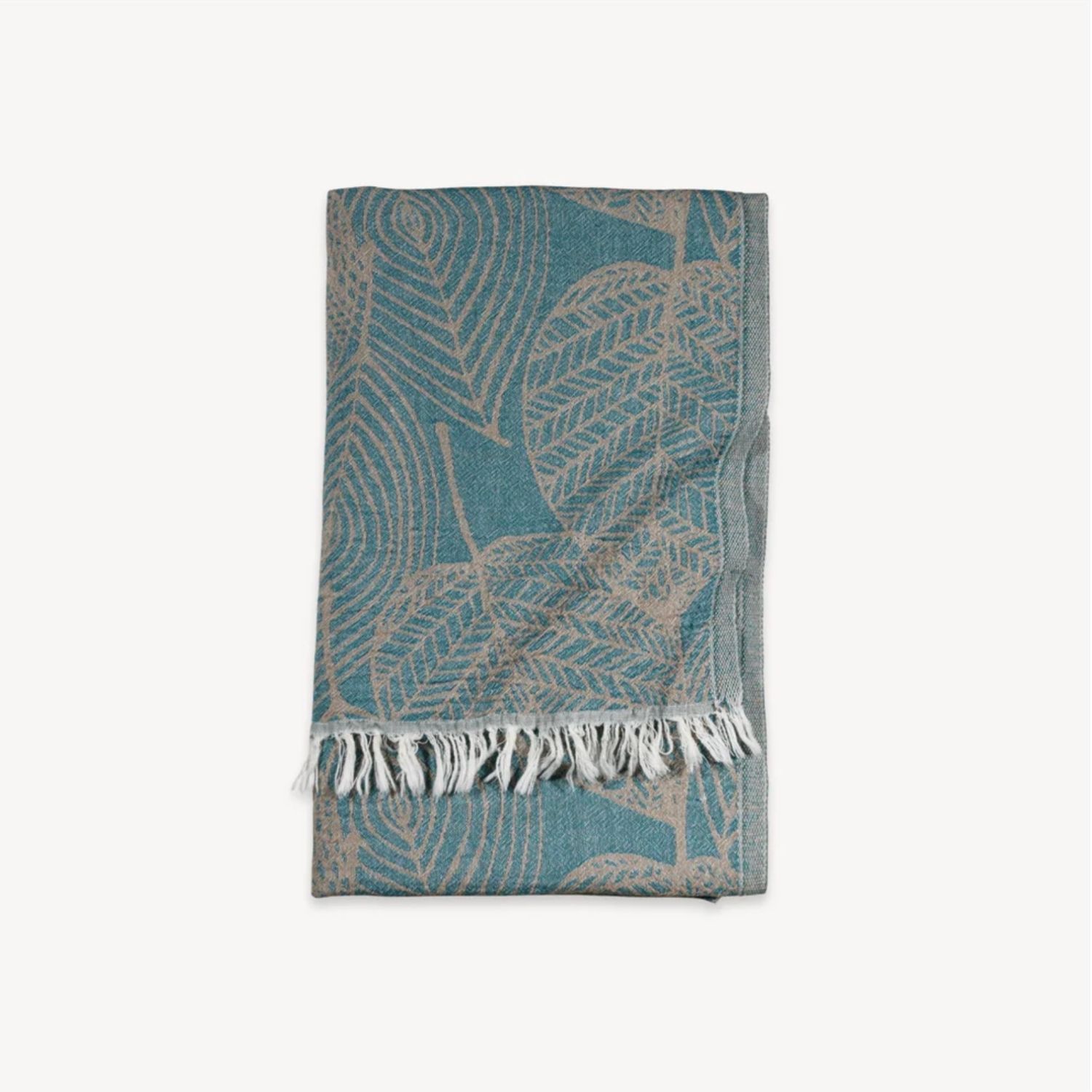 Turkish Towel Pokoloko Leaf Appliqué TATB26