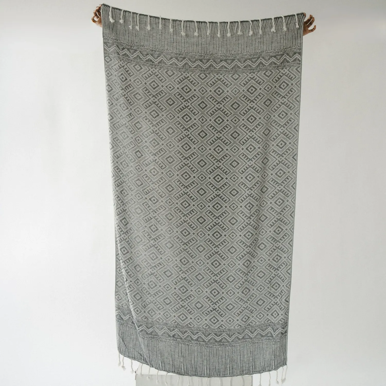 Turkish Towel Pokoloko Charcoal Sketch TATB38