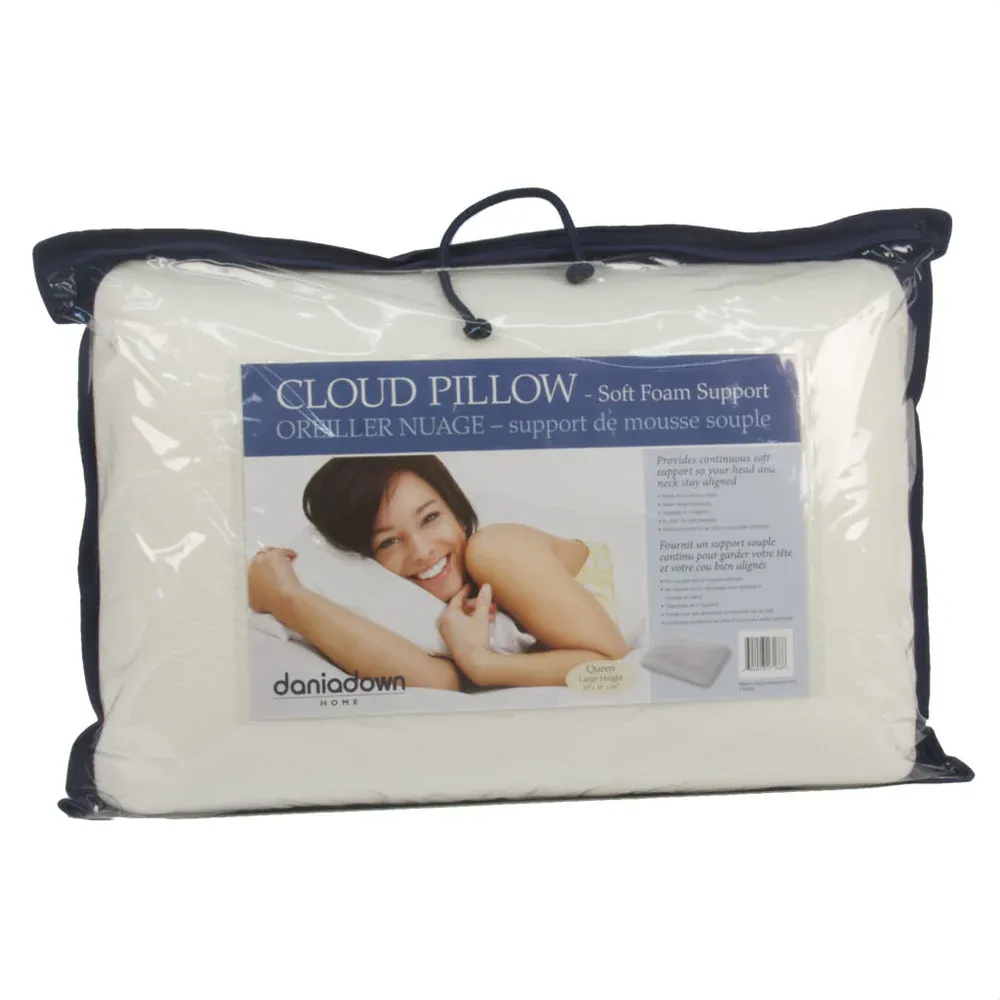 Pillow Daniadown Cloud Med Memory Foam Queen