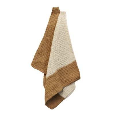 Dish Cloth Nostalgia Brown/Cream S/2 859-090