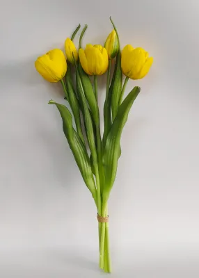 Flowers TriW Yellow Late Tulip 16 Flowers TriW Yellow Late Tulip 16" 10200Y