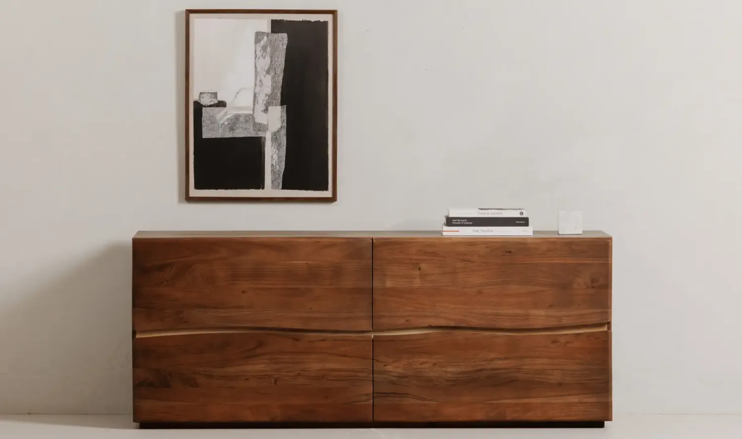 Moes Watson 4 Drawer Dresser Brown