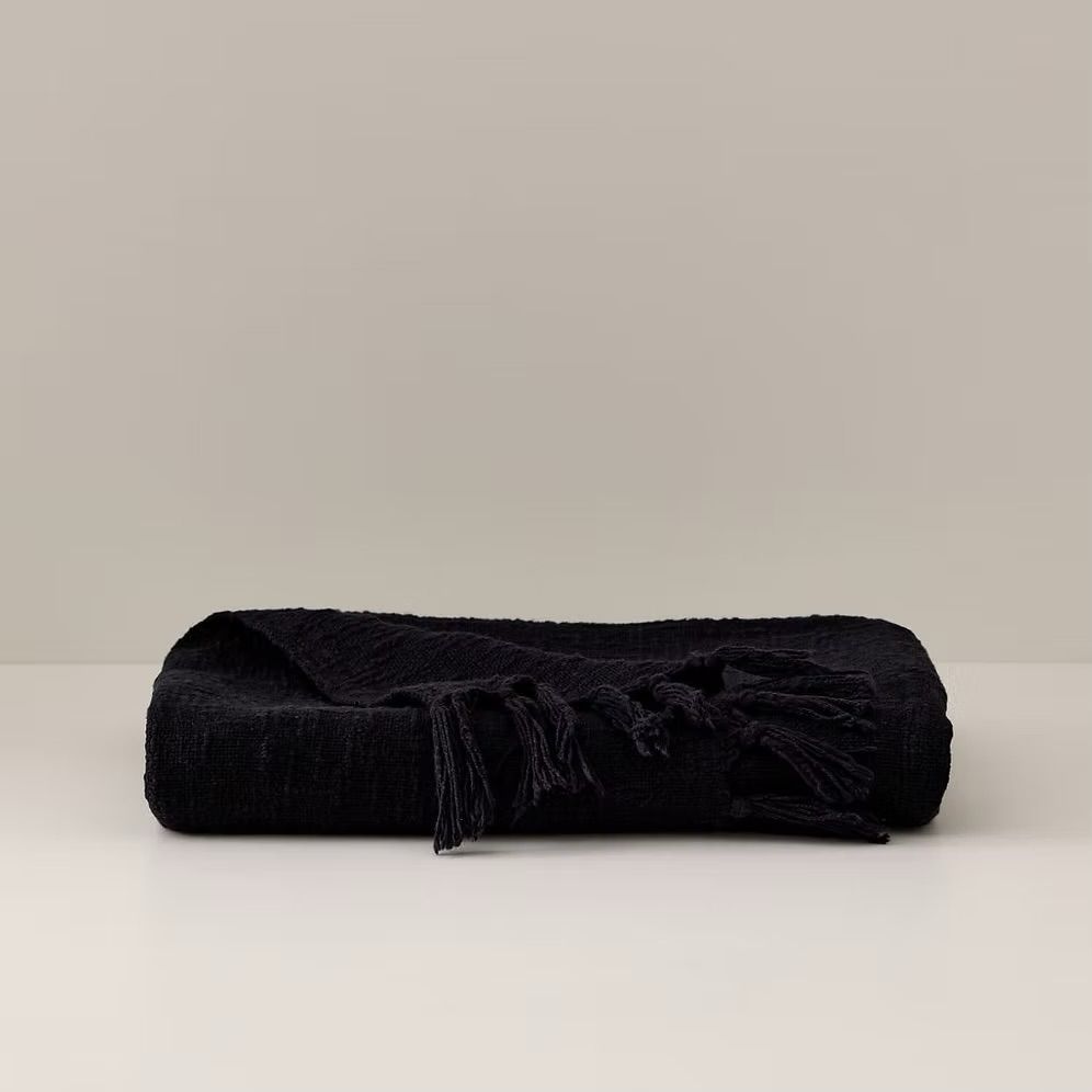 Throw Livia Cozy Black Cozy #17 Throw Livia Cozy Black Cozy #17