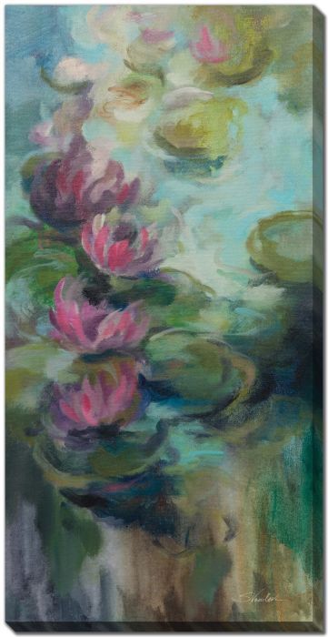 Streamline Art Pink Water Lillies 20x40 D4507 Streamline Art Pink Water Lillies 20x40 D4507