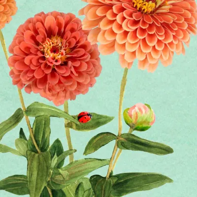 Cedar Mountain Art Block Ladybug