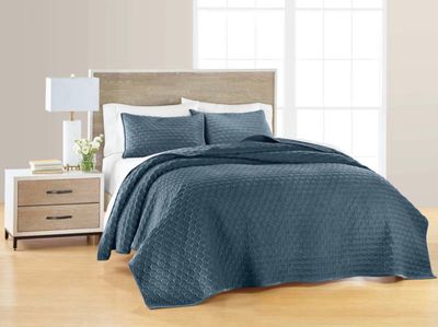 Quilt Sets Peace Arch Medallion Blue 60963 Queen**