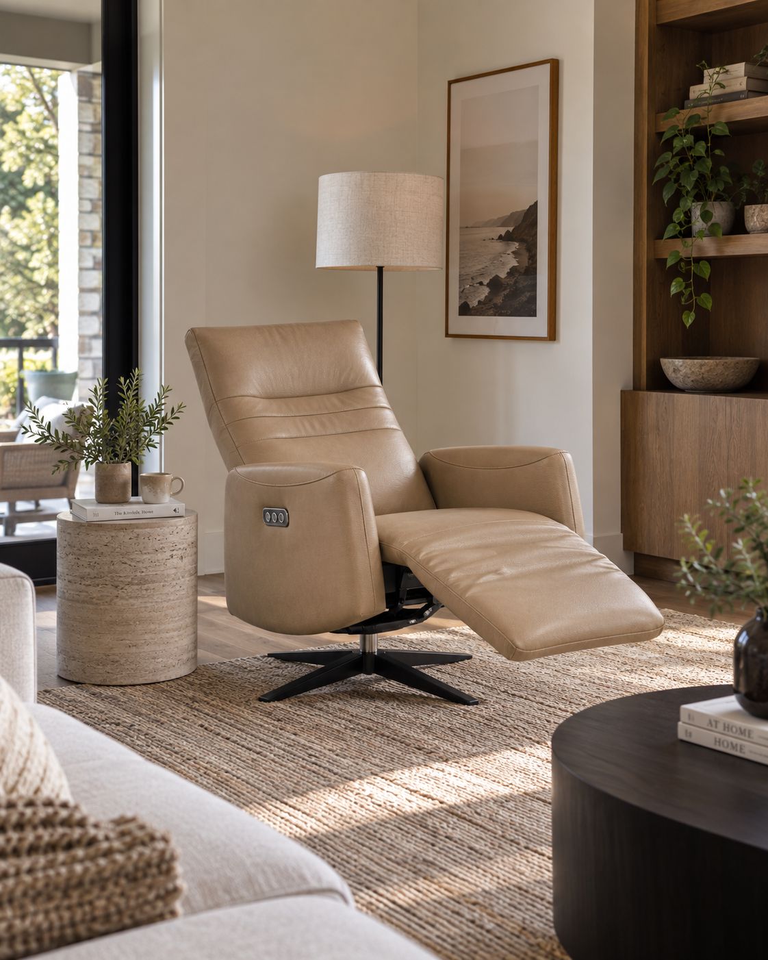 Stylus Ceres Power Recliner Texas Stone