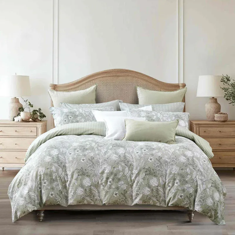 Duvet Cover Daniadown Byron Queen w / Pillow Cases