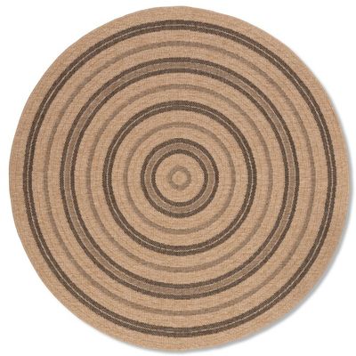 Rugs Viana Avanos Indoor/Outdoor 6’Round AVA-66-08863FBLK Rugs Viana Avanos Indoor/Outdoor 6’Round AVA-66-08863FBLK