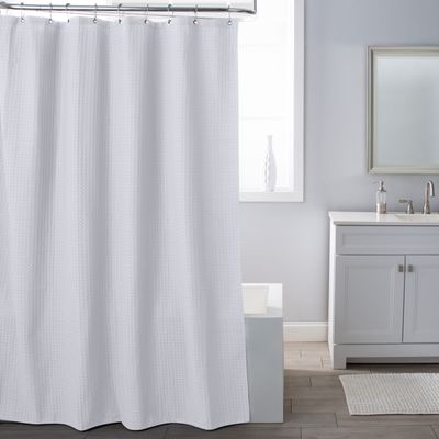 Shower Curtain M@H Waffle White 206110