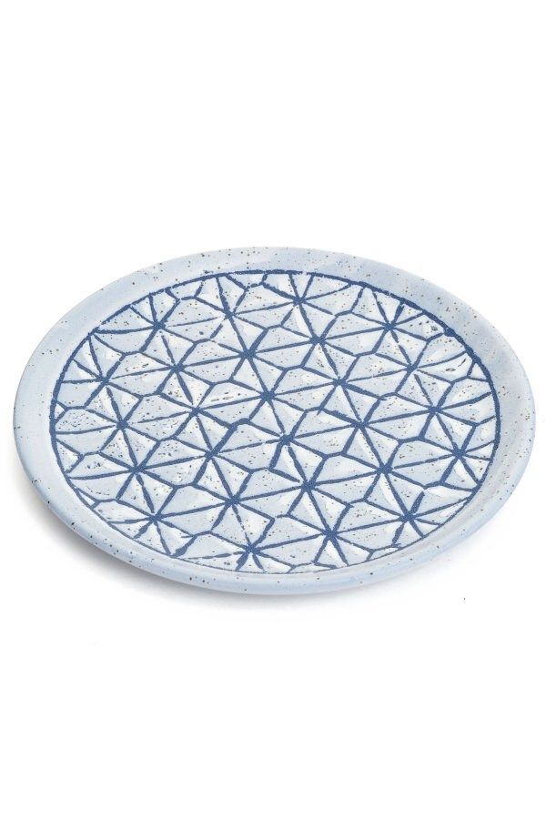 Plate ADV Azur Blue/White 8600281