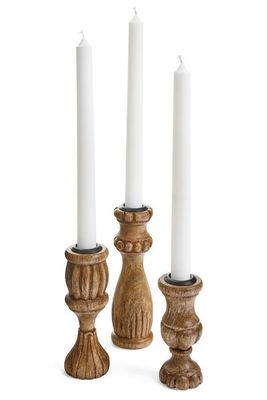 Candle Holder ADV LG Natural Mango 8612056