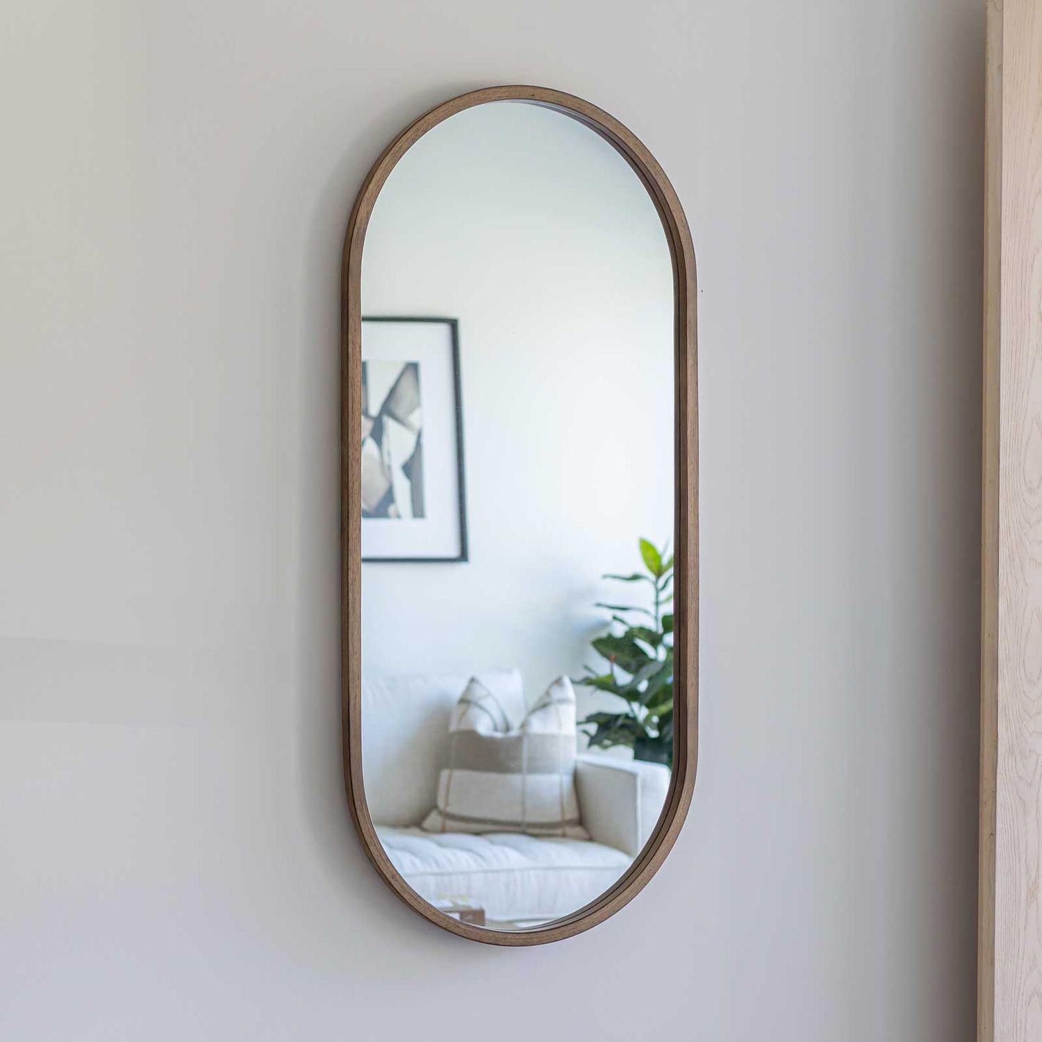 Mirror SIF Fawn Oval Lg FAW-021**