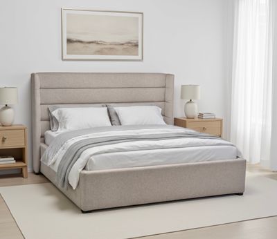 Stylus Berlin Storage Queen Bed Mitte Taupe