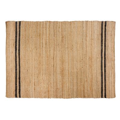 Rugs Indaba Coastal Stripe BLK 4’ x 6’ 1-4349