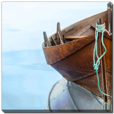 Streamline Art Still Boat l 30x30 D4770