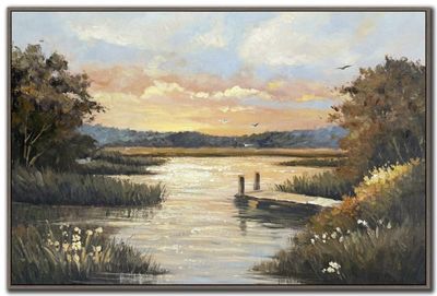 Streamline Art Dockside Glow 30x45 SUN25547