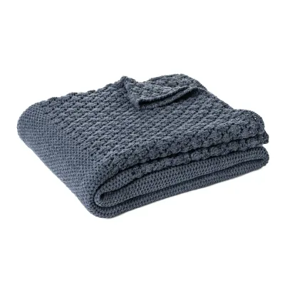 Throw Brunelli Basket Blue 242BL150 Throw Brunelli Basket Blue 242BL150