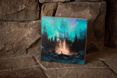Cedar Mountain Art Block Aurora Fire Cedar Mountain Art Block Aurora Fire