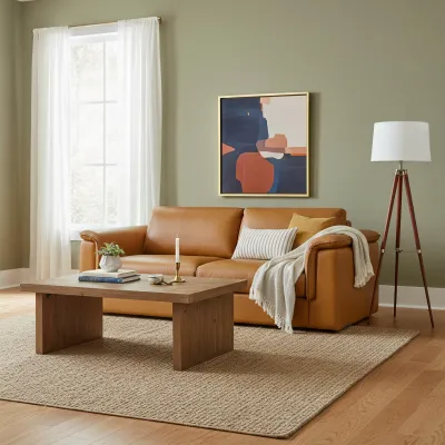 LH Leather Sofa Jackson Tan JAC007-VTA