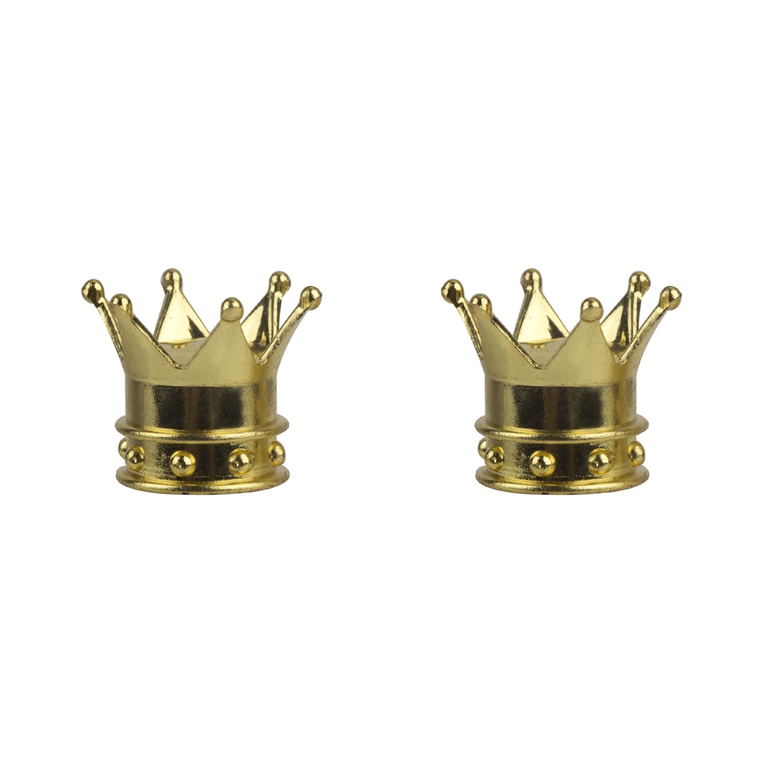 Trik Topz Valve Caps - Crown - Gold