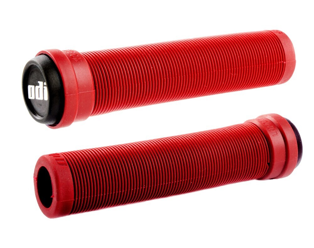 ODI Soft Longneck BMX Grips Flangeless 135mm -Bright Red