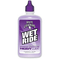 White Lightning Wet Ride Lubricant
