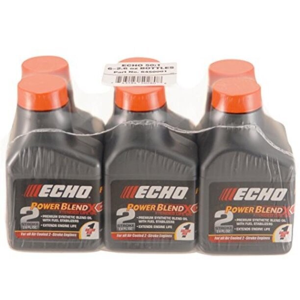 Echo 2-cycle PowerBlend Gold Oil 50:1 2.6 oz 1 gallon mix 6-Pack