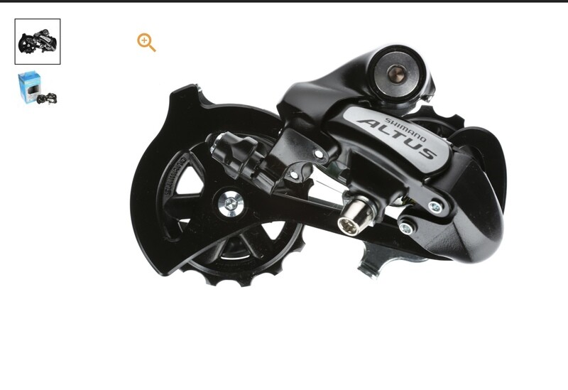 Shimano Altus Rear Derailleur RD-M310 Blk (7/8spd)