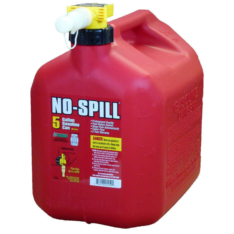 No-Spill Gas Can 5 Gallon