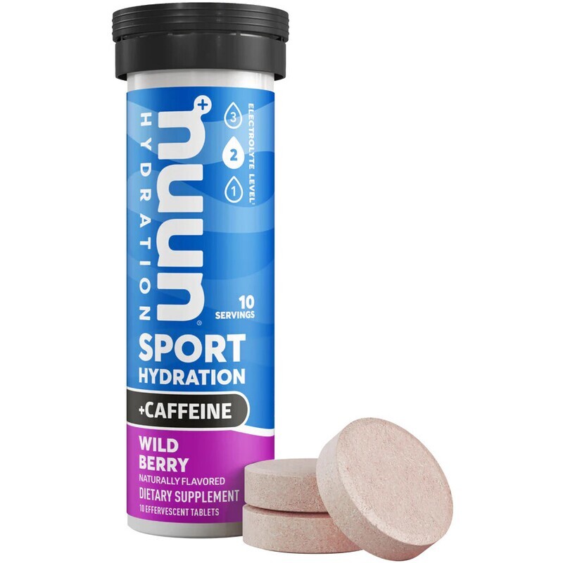 Nuun Hydration Sport + Caffeine Wild Berry