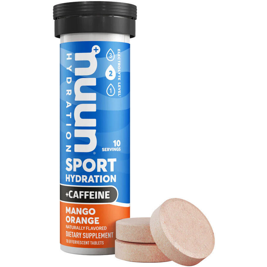 Nuun Hydration Sport + Caffeine Mango Orange