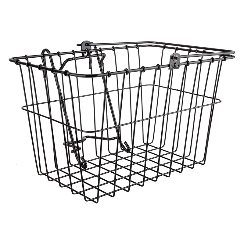 Wald Front Quick Release Black Metal Basket
